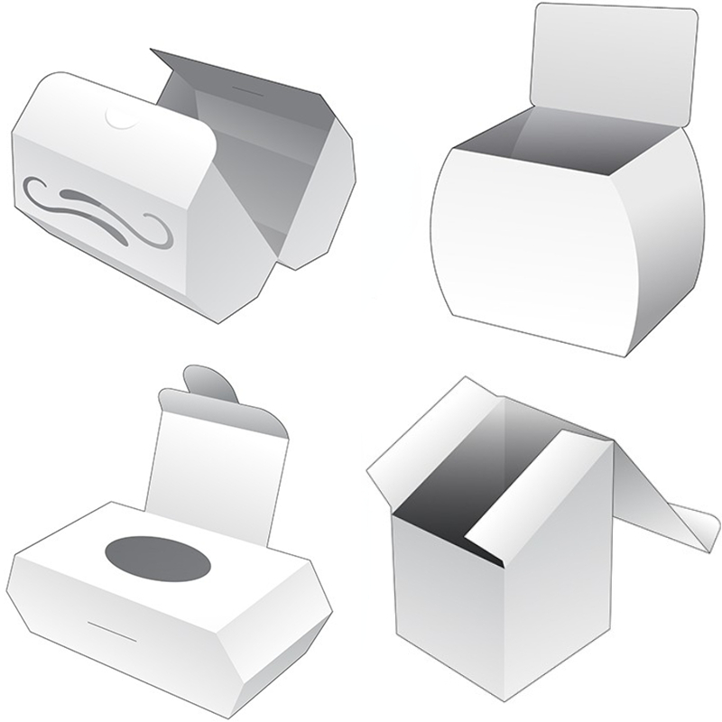 (E) 开盖折叠纸盒